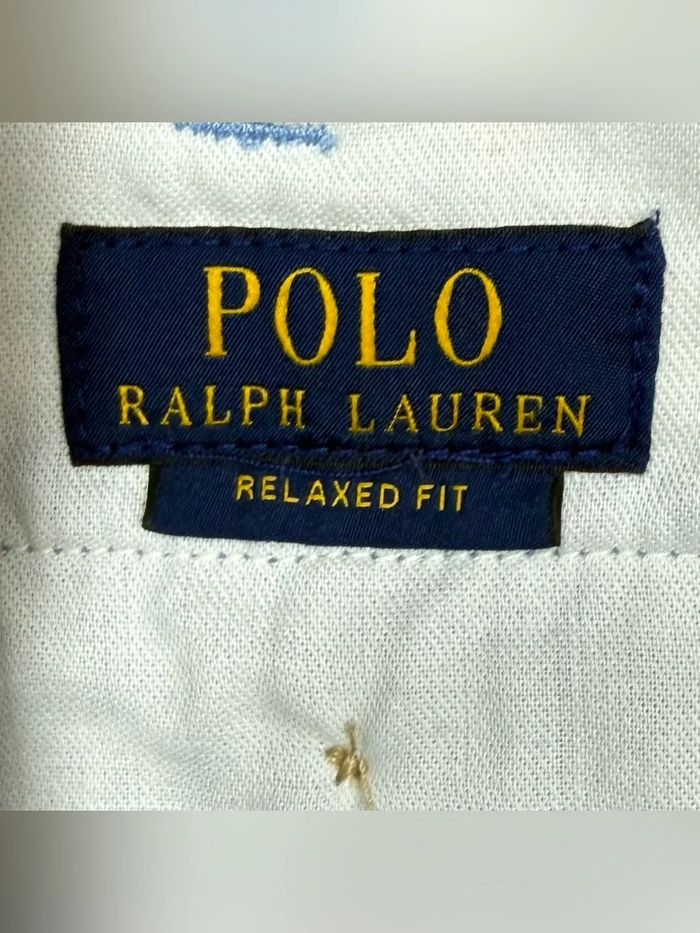 Polo Ralph Lauren Relaxed Fit Chino Shorts Blue Cotton Men’s 38 Golf Casual